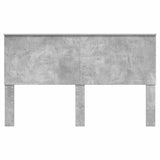 Headboard with Headboard Concrete Grey 160 cm Engineered wood 887740