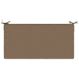 Seat Cushion SOEST 100% Polyester Taupe 120 x 80 x 10 cm 946791