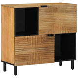 Sideboard Brown 80x33x75 cm Solid Wood Mango 4017747