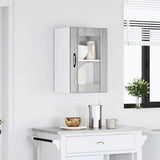 Kitchen Wall Cabinet with Glass Door Lucca Grey Sonoma 853773
