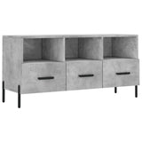 TV Cabinet Concrete Grey 102x36x50 cm Engineered Wood 829048