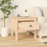 Side Table 50x50x49 cm Solid Wood Pine 813794