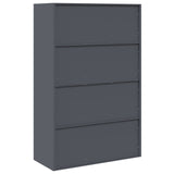 Storage Cabinet Anthracite 90 x 40 x 140 cm Steel 3406162