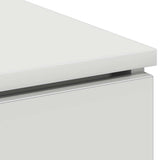 TV Cabinet White 100 x 38 x 49 cm Engineered Wood 869666