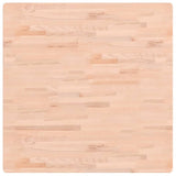 Table Top 90x90x4 cm Square Solid Wood Beech 355965