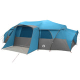 Family Tent with Rainfly Water-resistant tunnel Blue 18-Person 42017461