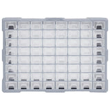 Multi-drawer Organiser with 64 Drawers 52x16x37.5 cm 147580