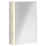 Bathroom Mirror Cabinet Concrete Grey 33 x 11.5 x 50 cm 889218