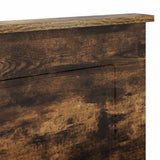 Headboard Smoked Oak 100 cm Engineered Wood 887665