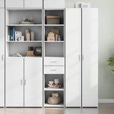 Highboard White 40x42,5x185 cm Engineered Wood 3281441