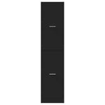 Apothecary Cabinet Black 40x41x174.5 cm Engineered Wood 3309646