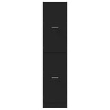 Apothecary Cabinet Black 40x41x174,5 cm Engineered Wood 3309646