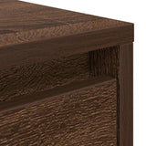 Coffee Table with Drawers Brown Oak 70.5x70x40 cm 3328414