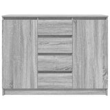 Sideboard with Drawers Grey Sonoma 100.5x35x76 cm Engineered Wood 3328449