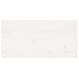 Desk Top White 100x50x2.5 cm Solid Wood Pine 824456