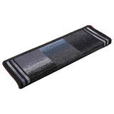 Stair Mats Self-adhesive 15 pcs 65x21x4 cm Black and Grey 326208