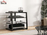 HiFi Stand, with Four Storage Shelves - Black T3398P377905