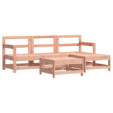 5 Piece Garden Lounge Set Solid Wood Douglas 3186191