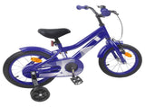 Kids Bike 14 Inches for 3-5 Years Old Dark Blue 42009370
