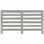 ZNTS Radiator Cover Grey Sonoma 149x20x82 cm Engineered Wood 852704