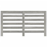 ZNTS Radiator Cover Grey Sonoma 149x20x82 cm Engineered Wood 852704