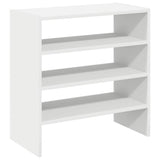 Shoe Racks 2 pcs Stackable White 60x30x30.5 cm 858858