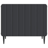 Coffee Table with Drawer Black 49 x 50 x 42 cm Engineered Wood 894506