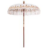 Balinese Parasol with Base 2 pcs Cream 3433018
