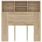 ZNTS Headboard Cabinet Sonoma Oak 100x19x103.5 cm 811847