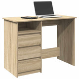 Desk Sonoma Oak 102x50x75 cm Engineered Wood 860465