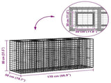 Gabion Raised Bed Silver 42033329