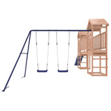 Outdoor Playset Blue, Brown Solid Douglas wood, Polypropylene 3155826