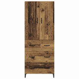 Highboard Old Wood 69.5 x 34 x 180 cm Engineered Wood 3415791