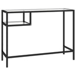 ZNTS Computer Desk Transparent 100x36x74 cm Glass 331621