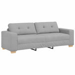 Sofa Set with Cushion 2 pcs Grey 221 x 78 x 80 cm Fabric 3324718
