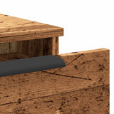 Wall Cabinet Old Wood 102x30x20 cm Engineered Wood 856985