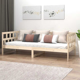 Day Bed without Mattress Solid Wood Pine 90x190 cm Single 820217