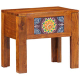 Side Table with Drawer with Storage Brown 40 x 30 x 36 cm 4016511