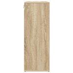 Shoe Cabinet Sonoma oak 77.5 x 30 x 83.5 cm Engineered wood 808723