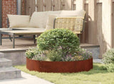 Planter Ring 5 pcs Brown 80 x 80 x 20 cm Weathering Steel 873633