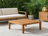Table Solid Acacia Wood Natural 60 x 60 x 30 cm 3407793