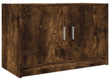 Sink Cabinet Smoked Oak 63x29x55 cm Engineered Wood 848098