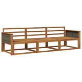 Outdoor Sofa Set 3 pcs Natural Solid Acacia Wood 3382297