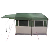 Family Tent 4-Person Green and White 324 x 255 x 230 cm 42004083