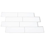 Decorative Stickers 50 pcs White Grey 29 x 21 cm 42021229