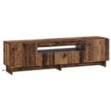 LED TV Cabinet Old Wood Engineered Wood 896033