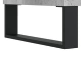 Bedside Cabinet Concrete Grey 40x40x66 cm Engineered Wood 827688