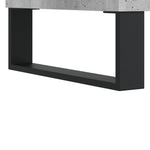 ZNTS Bedside Cabinet Concrete Grey 40x40x66 cm Engineered Wood 827688