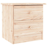 ZNTS Bedside Cabinet ALTA 41x35x41 cm Solid Wood Pine 353915