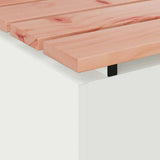 Garden Bench White 80 x 40 x43 cm Steel 874899